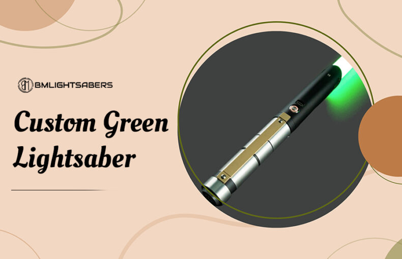 custom green lightsaber