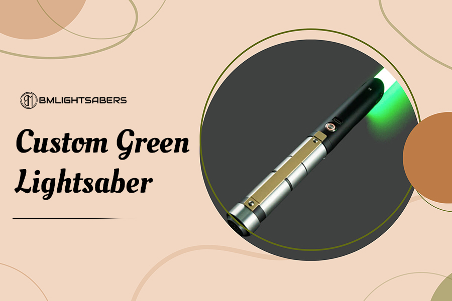 custom green lightsaber