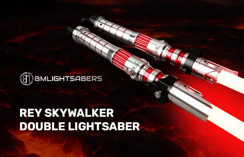rey skywalker double lightsaber